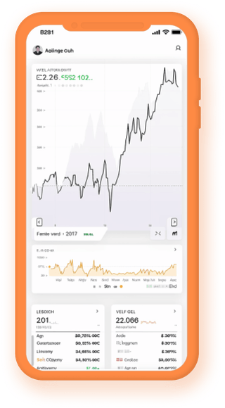 Seguimiento de portafolio desde dispositivo móvil con datos cripto actualizados al instante